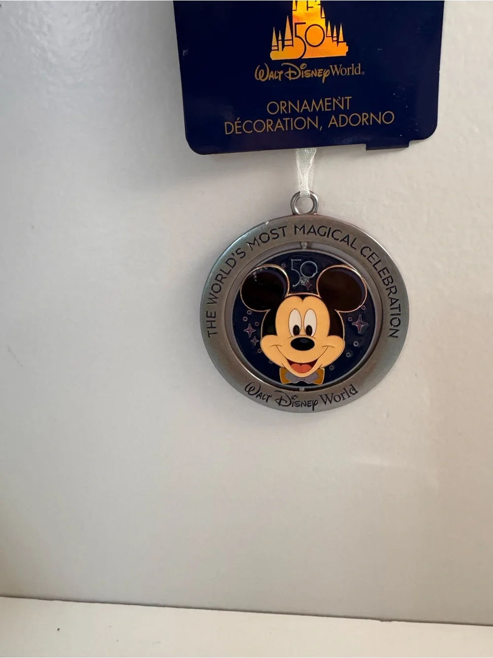 Disney World 50th Anniversary ornament NWT